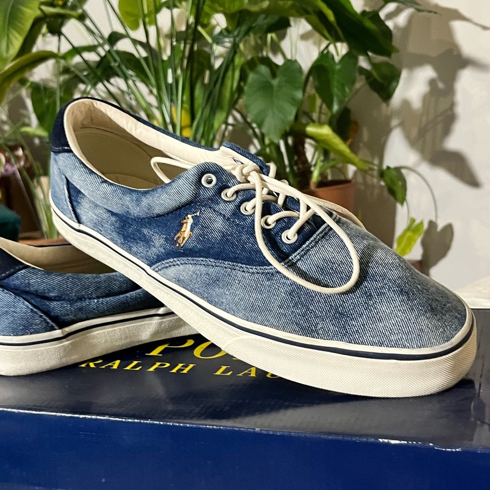 Size 13 Polo Canvas Shoes – NEVER Worn